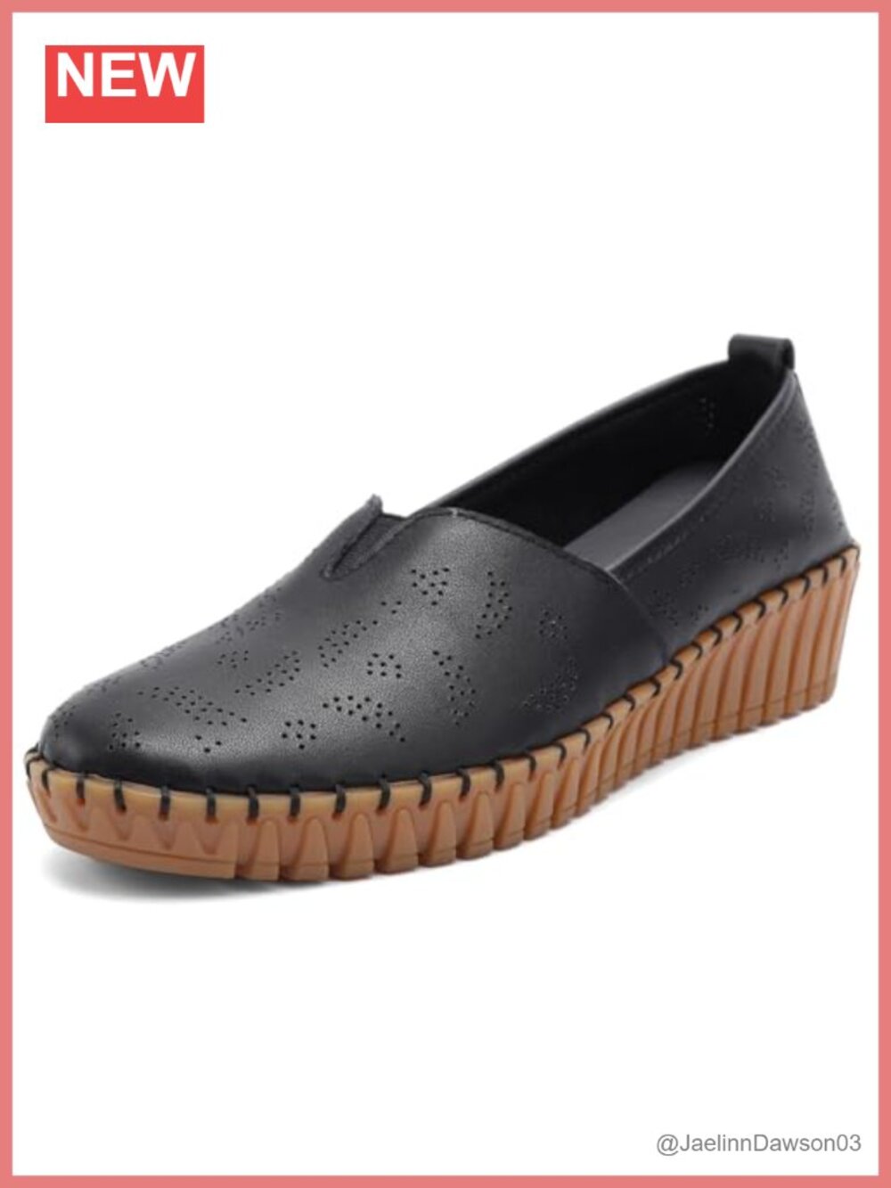 Cow Leather Slip-On Loafers for Women Comfort Flats Skid-Resistant Walking Shoes